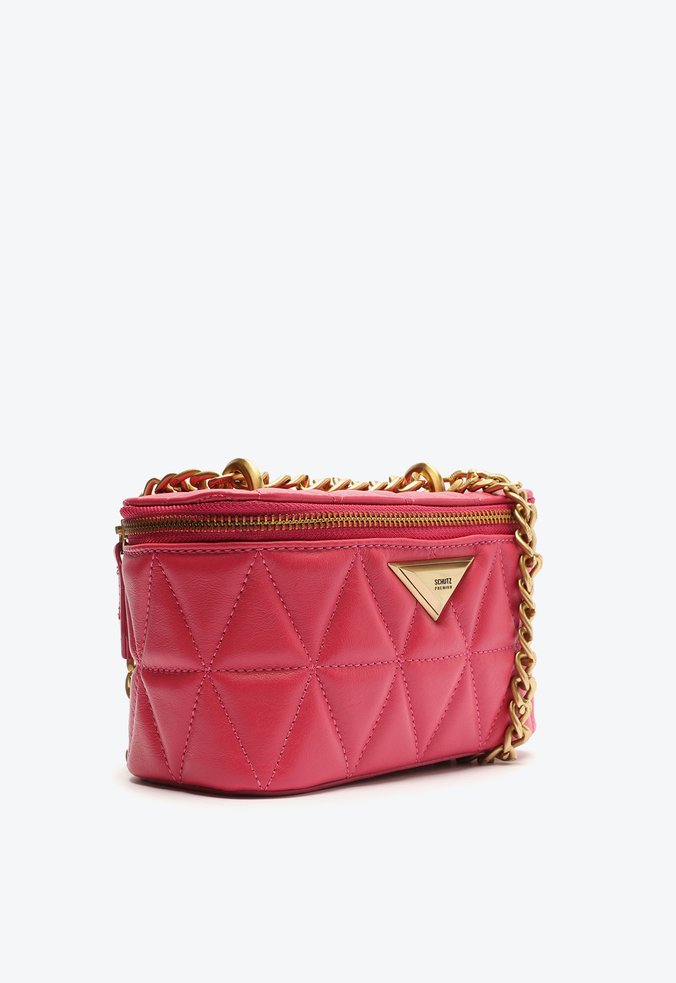 Bolsa Tiracolo 944 Couro Matelassê Rosa Bolsa Tiracolo 944 Couro Matelassê Rosa