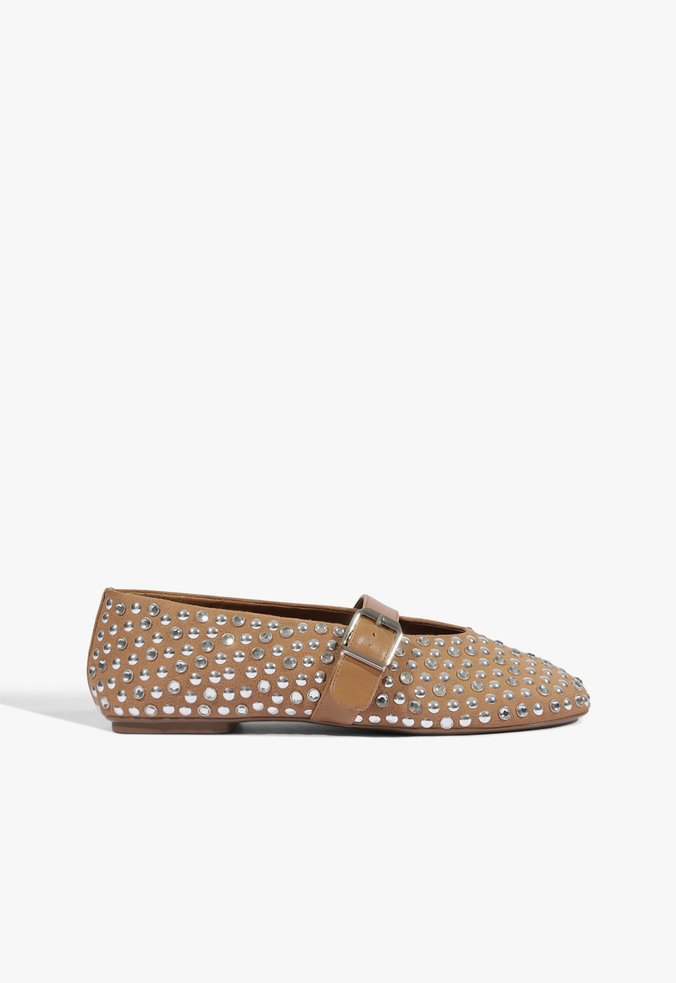 Sapatilha Vickie Studs Marrom