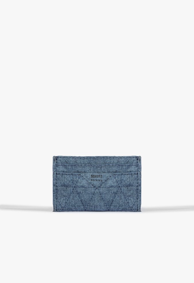 Porta Cartões Jeans Matelassê