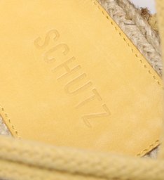 Sandália Papete Cortiça Amarelo