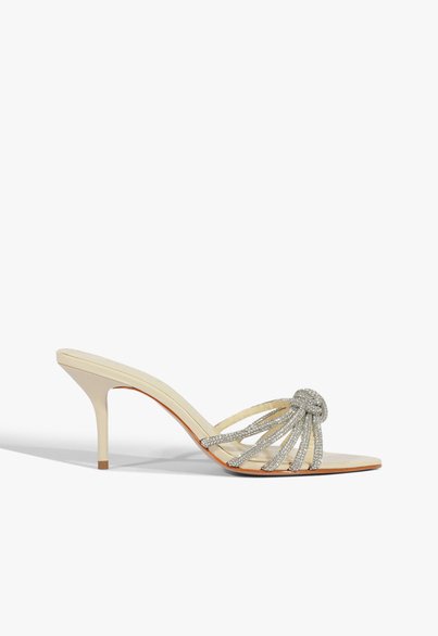 Tamanco Mule Pearline Glam Creme | Schutz