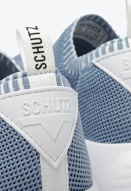 Tênis Knit Schutz Logo Azul