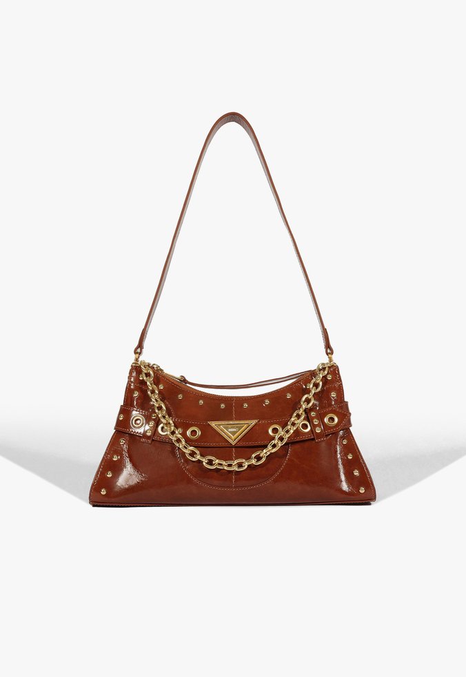 Bolsa Tiracolo Média Arya Couro Vermelho