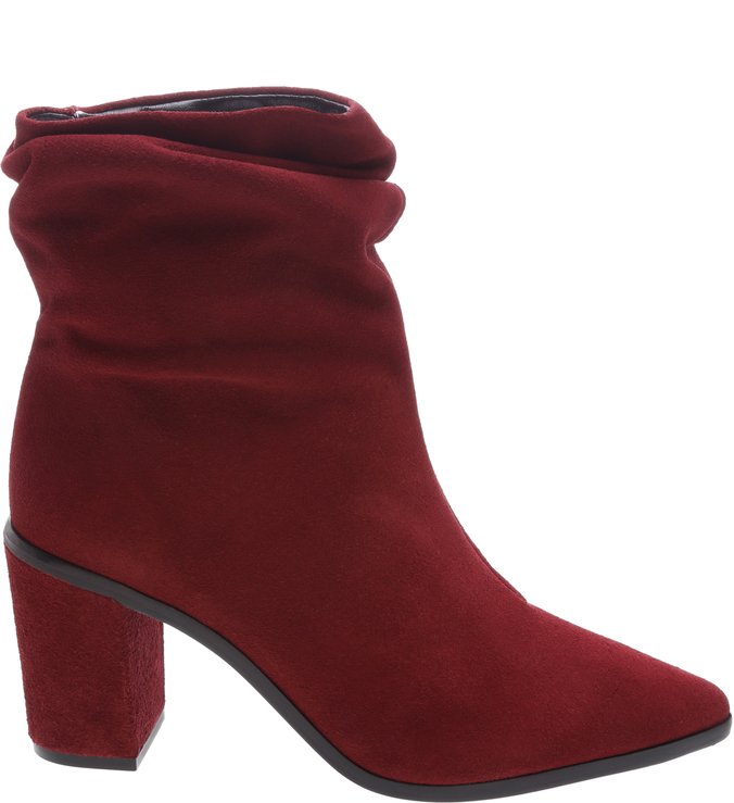 Bota Nobuck Slouchy Red Brown Bota Nobuck Slouchy Red Brown