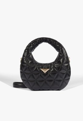 Bolsa Hobo Média 944 Couro Preto