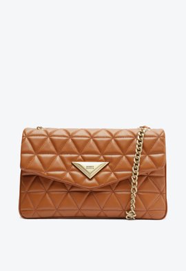 Bolsa Grande Tiracolo 944 Matelassê Marrom