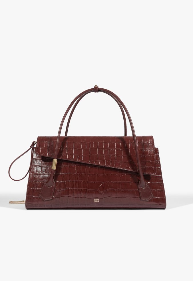 Bolsa Tote Tote Bryan Grande Couro Vermelha
