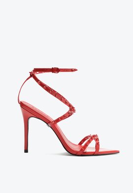 Sandália Zoey Verniz Vermelha