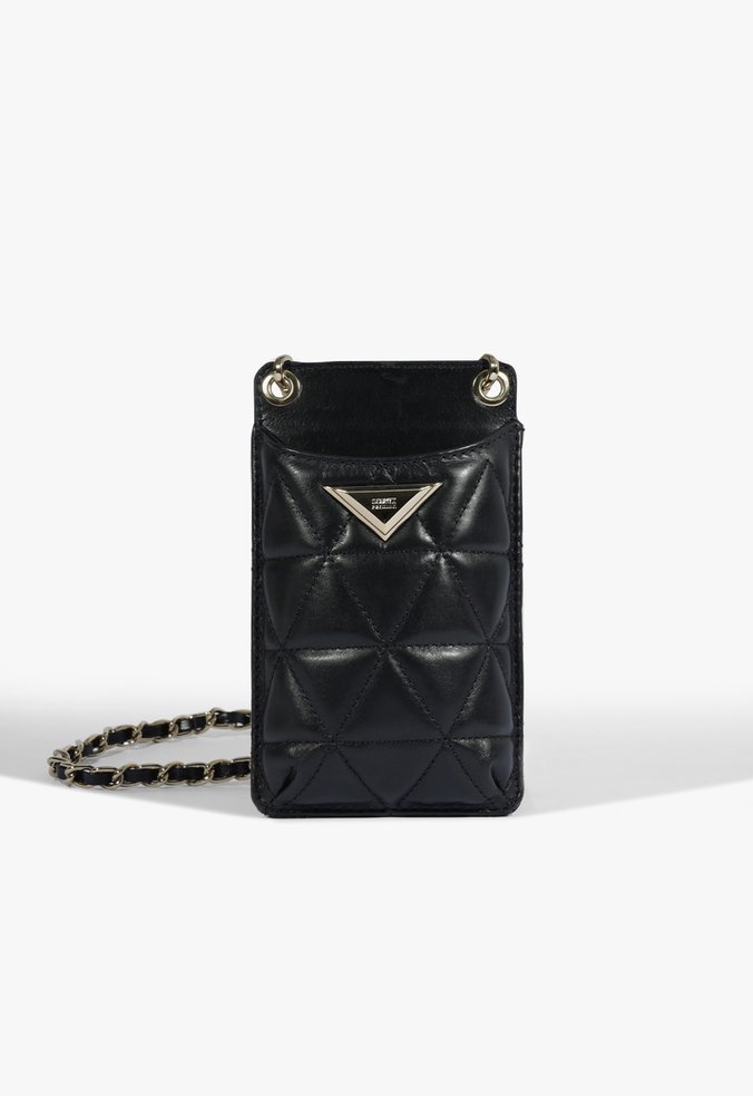 Porta Celular 944 Couro Preto