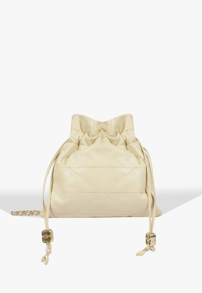 Bolsa Bucket Angel Média Couro Nude