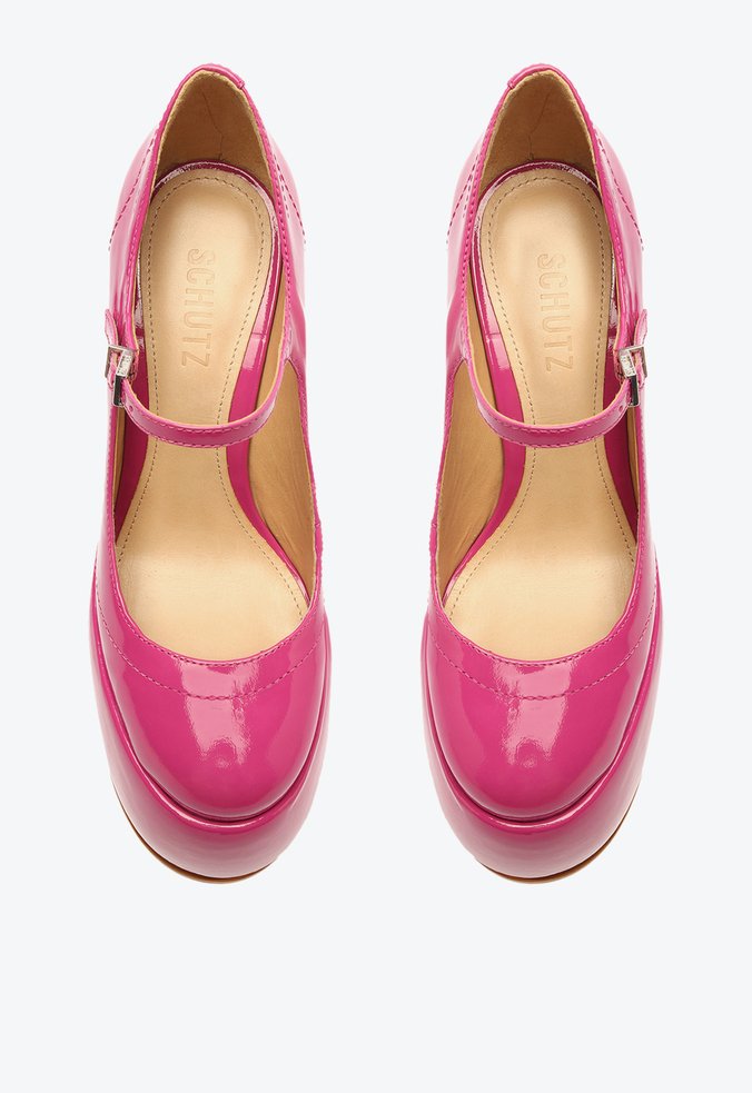 Sapato Scarpin Meia Pata Zayne Rosa Pink Schutz