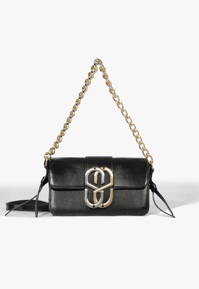 Bolsa Shoulder Bold Couro Preta