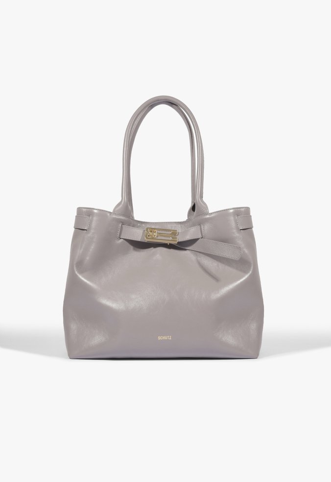 Bolsa Tote Heather Grande Couro Azul