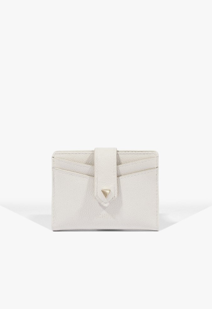 Porta Cartão Hellen Couro Branca