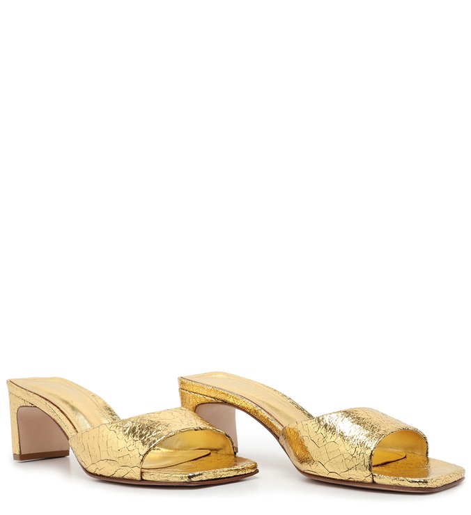 Sandália Mule Gold Sandália Mule Gold