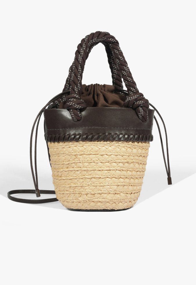Bolsa Mini Tote Valentina Marrom