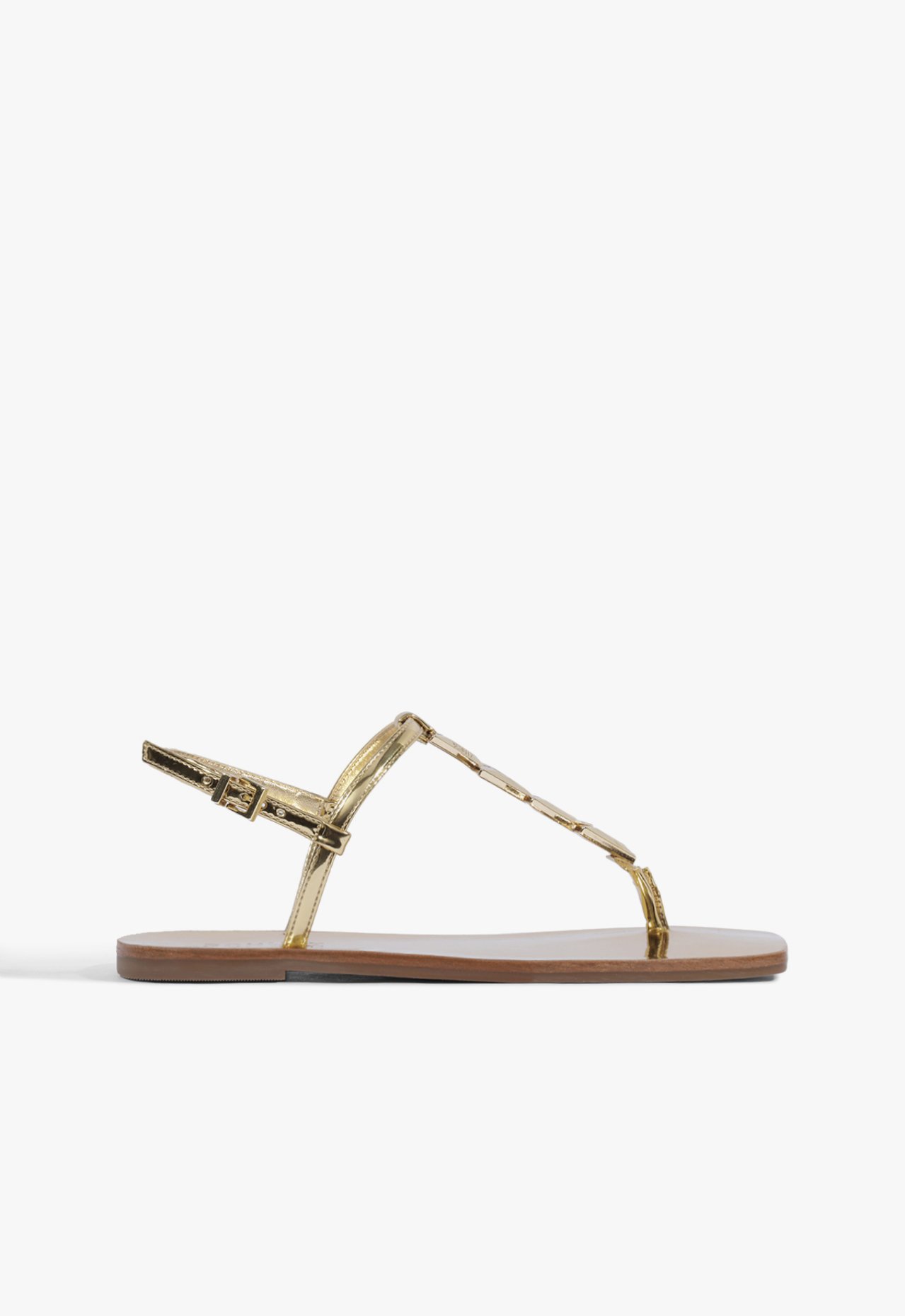 Sandália Rasteira Dourada | Schutz