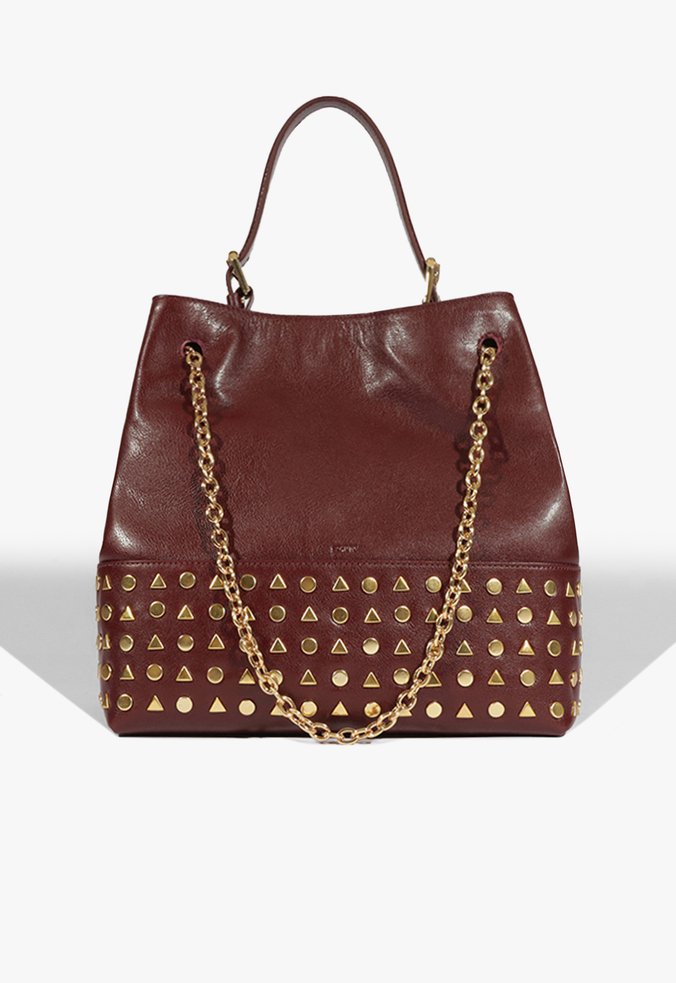 Bolsa Hobo Yana Couro Vermelha