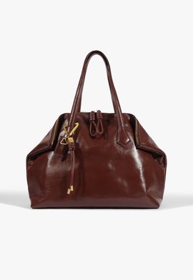 Bolsa Shopping Elliot Grande Couro Vermelha