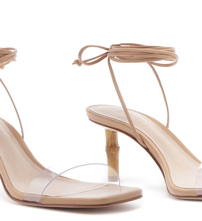 SANDÁLIA LACE-UP VINIL BAMBOO HONEY SANDÁLIA LACE-UP VINIL BAMBOO HONEY