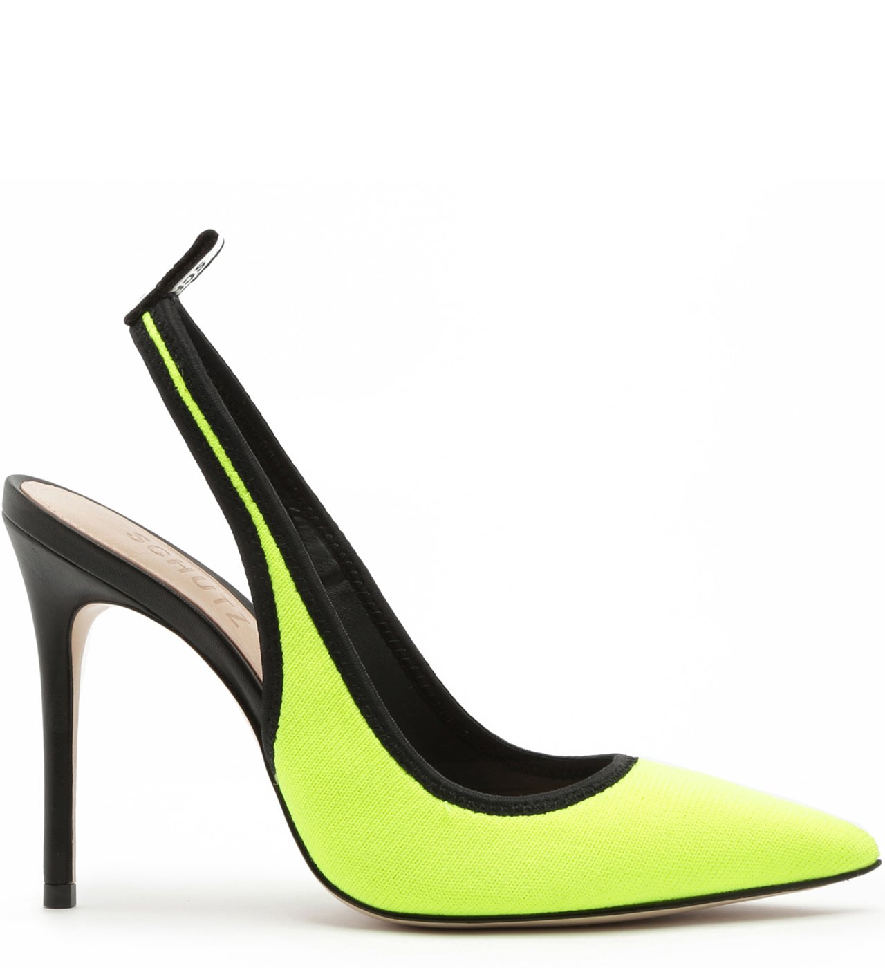 Sapato Scarpin Sporty Verde Neon Schutz
