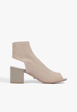 Sandália Bloco Maxi Off-White