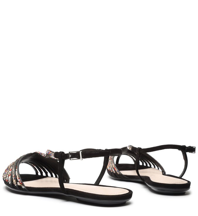 Flat Glam Crystal Color Preta Flat Glam Crystal Color Preta