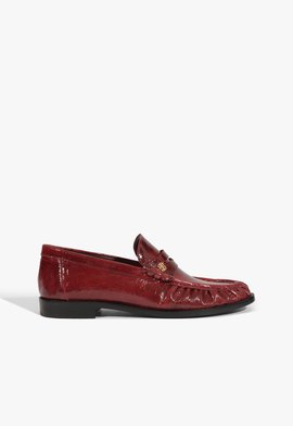 Mocassim Couro Vermelho