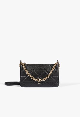 Bolsa Tiracolo Jasper Pequena Couro Preta