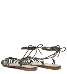 Flat Strings Lace-Up Militar Green