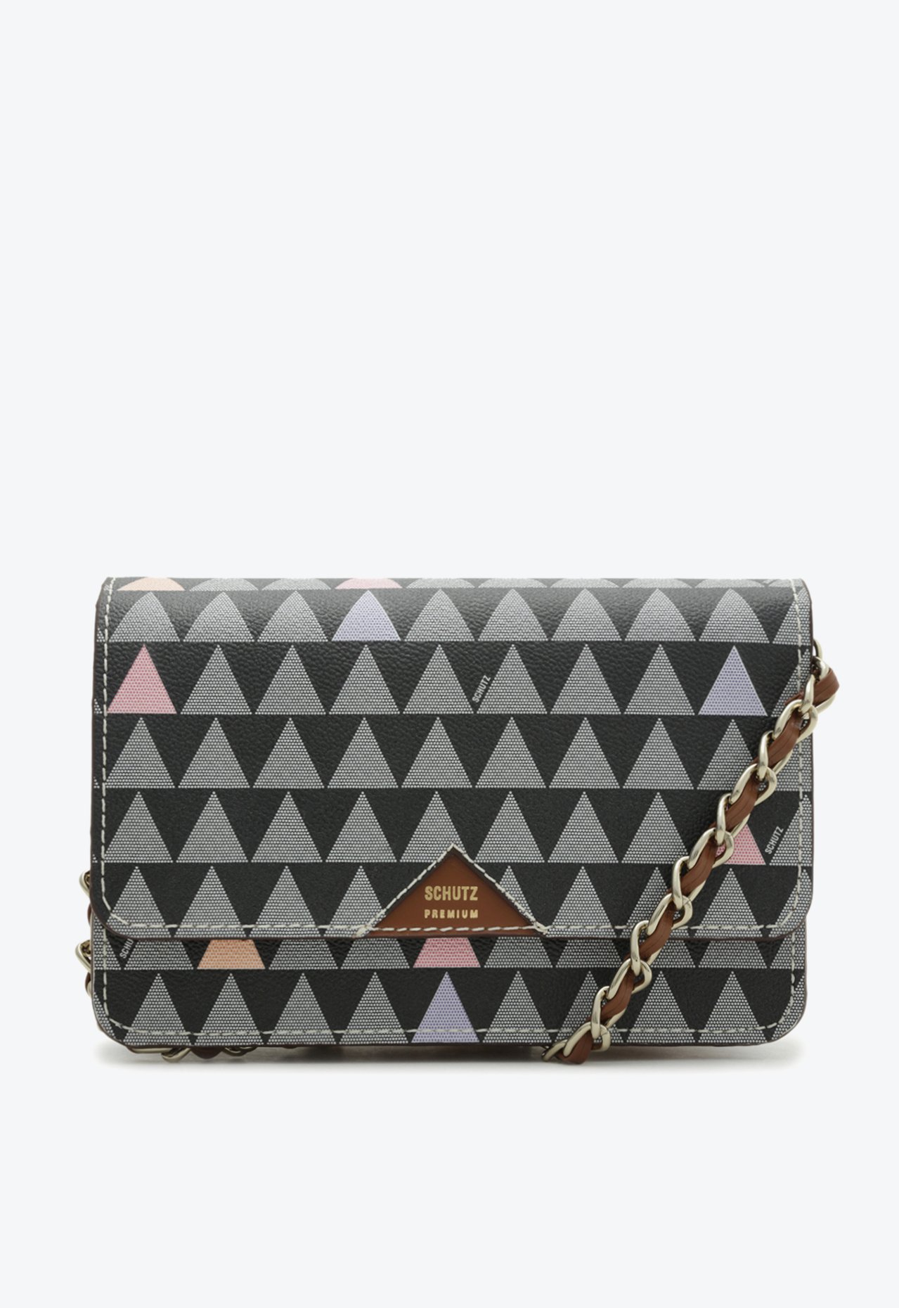 Crossbody 4 Girls Triangle Pearl Preta Schutz