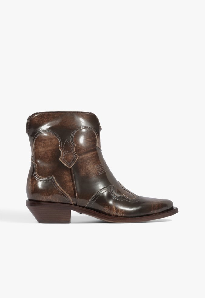 Bota Tennesse Couro Marrom