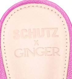 Schutz x Ginger Scarpin Lace-Up Pink