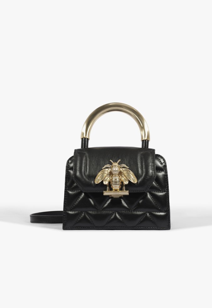 Bolsa Crossbody New Believe Pequena Couro Preta