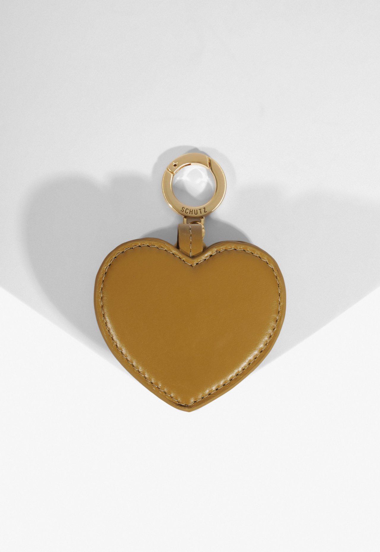 Porta AirPods Hoover Couro Marrom | Schutz