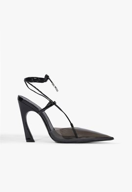 Scarpin Elyra Vinil Preto