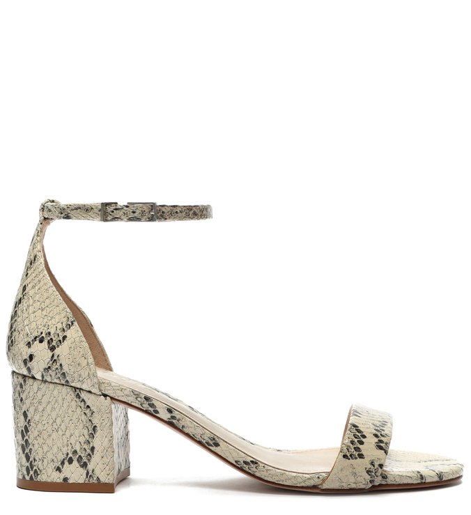 Sandália Minimal Block Heel Natural