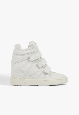 Tenis Sneaker 95 Cano alto Camurça Creme