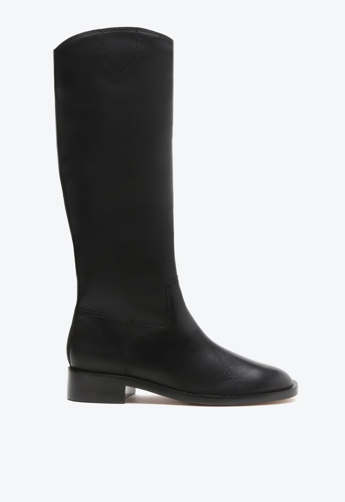 Bota Terrance Up Couro Preta