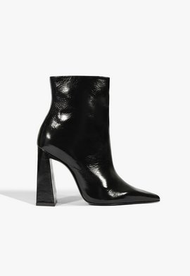 Bota Cano Baixo Fresh Boho Couro Preta