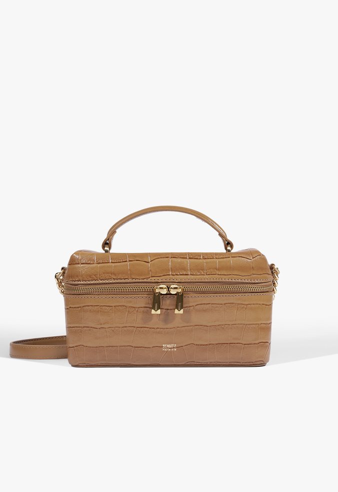 Bolsa Vanity Média Couro Nude