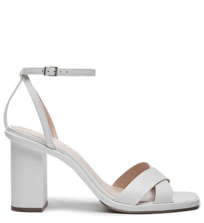 Sandália Salto Straps Branca
