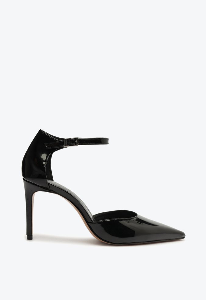Sapato Scarpin Salto Alto Verniz Preto