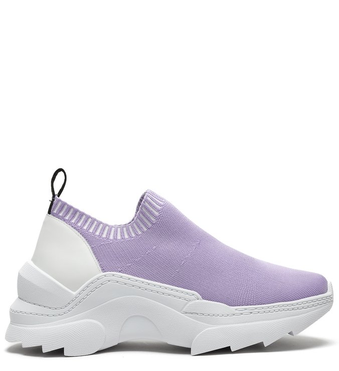 Sneaker Square Knit Violet