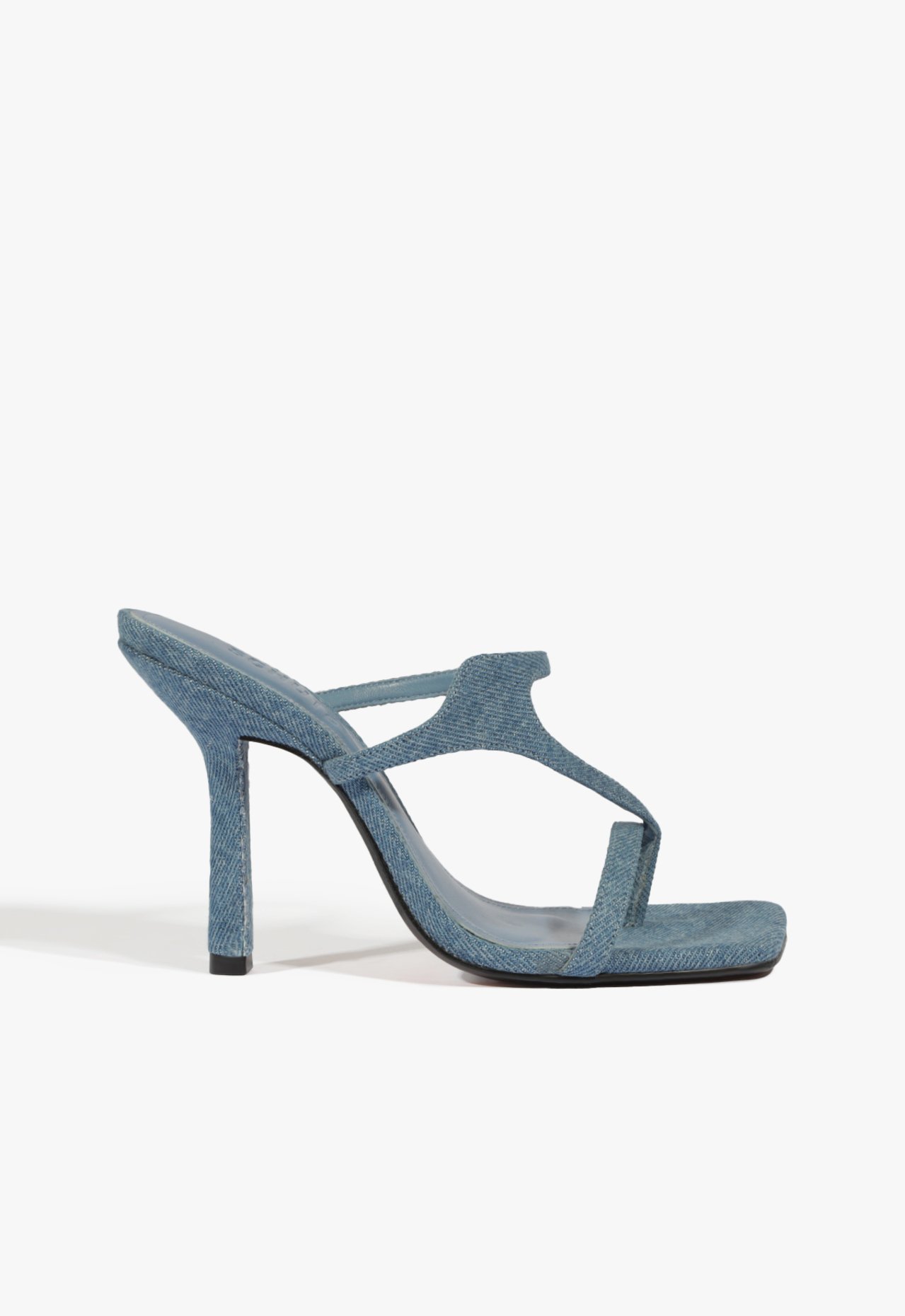 Sandália Mule Natalia Denim Jeans Azul | Schutz