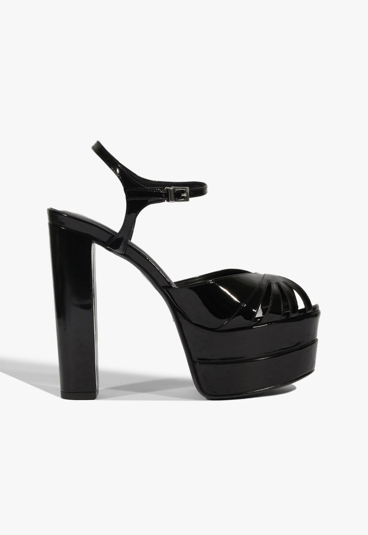 Sandália Meia Pata Verniz Preta | Schutz