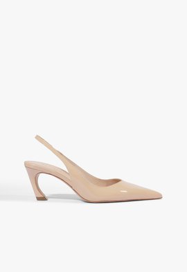 Scarpin Lexi Bico Fino Couro Rosa
