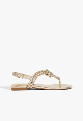 Sandália Sage Flat Platina