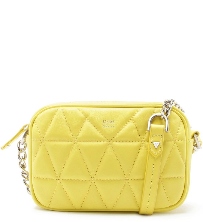 Mini Crossbody Matelassê Yellow Neon Mini Crossbody Matelassê Yellow Neon