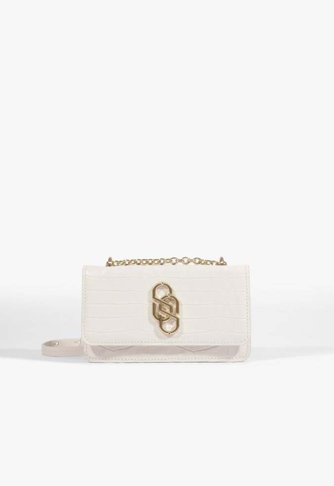 Bolsa Tiracolo Soul Pequena Couro Branca